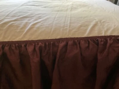 CROSCILL ARÁNDANO 13’ GOTA RECOGIDA EXTREMOS ABIERTOS POLVO VOLANTE/FALDA DE CAMA TAMAÑO DOBLE Foto 1 de 4