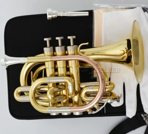 bass lacquered New style Bb Pocket Trumpet WTR-710 - Picture 1 of 4
