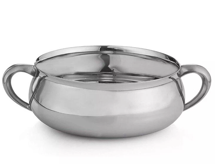 Baby Nambe Kibo 婴儿洗碗 2 个手柄 MT0760 Sean O'Hara 全新带标签带盒 — 第 1/2 张图片