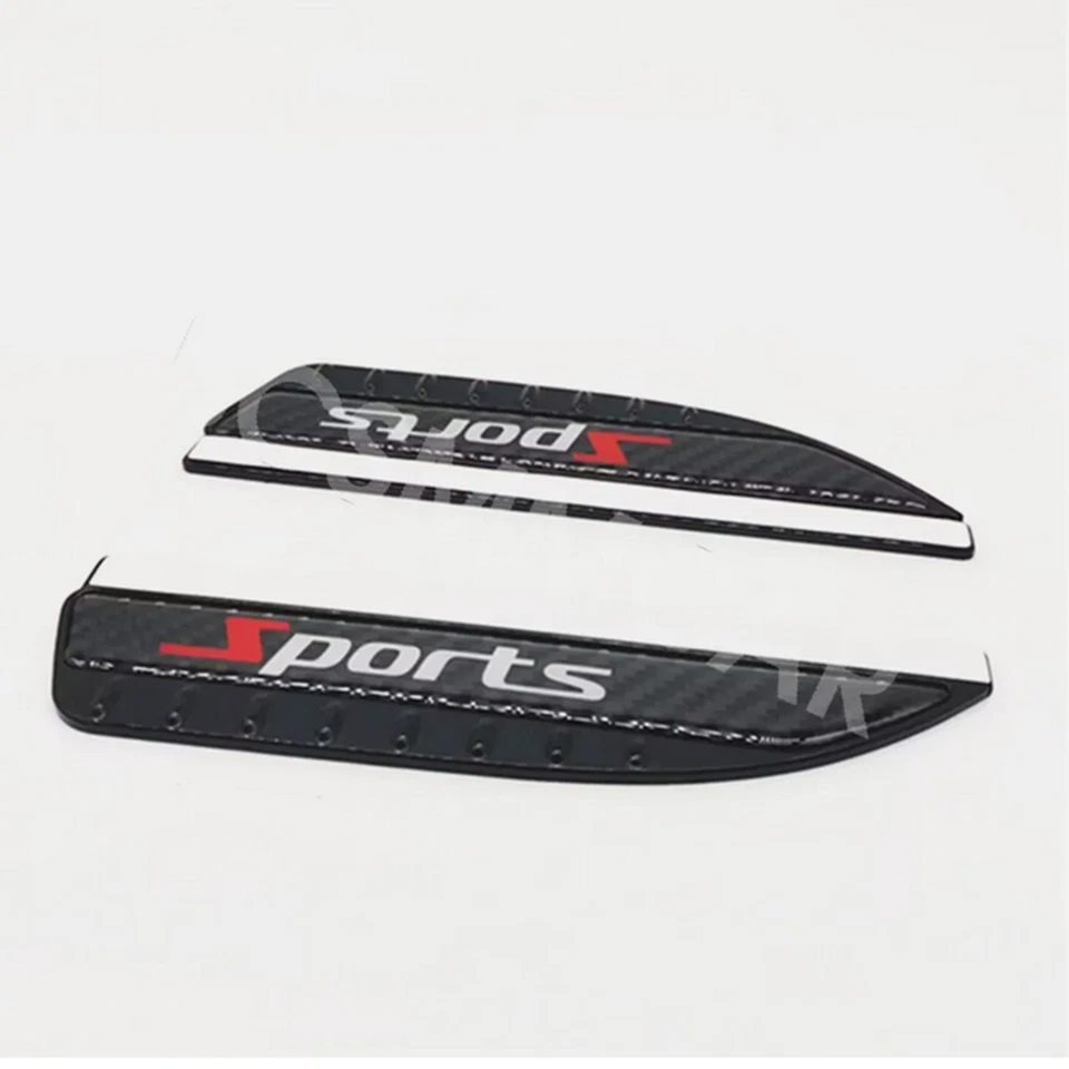 Car Side Rearview Mirror Carbon Fiber Look Rain Eyebrow Visor Protection Cover - Imagem 1 de 4