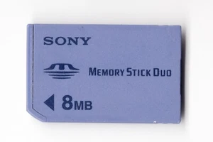 Sony 8MB MEGABYTE MSA-M8A Memory Stick Duo Memory Card For Camera / PSP - Picture 1 of 2