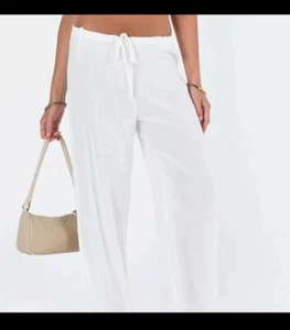 white palazzo pants nwt Size 4 - Picture 1 of 8