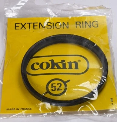 Genuine Cokin A SERIES 52mm Extension Ring Made in France MFR #CR5252 E50 E-52 - Image 1 of 4
