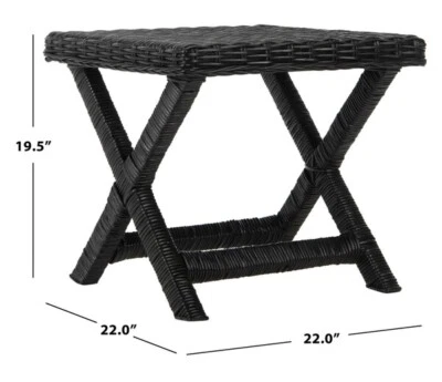 Safavieh MANOR OTTOMAN, Reduced Price 2172735977 FOX6529B - Image 1 of 4