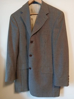 Blazer Abrigo Deportivo Daniel Cremieux Para Hombre 39 Regular Pata de Gallo Lana Hecho en EE. UU. Foto 1 de 4