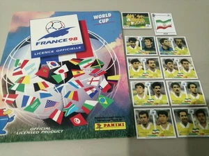 Album figurine calciatori France '98 con 160 figurine attaccate + Iran Rif. A78 - Foto 1 di 24