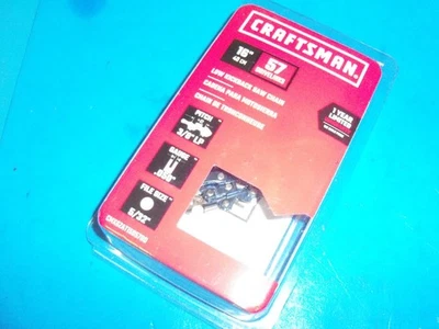 "Cadena de motosierra de 16"" 3/8,050" 57 eslabones de transmisión CS-352 CS-370 CS-400 CS-3450 A6296-X Foto 1 de 2