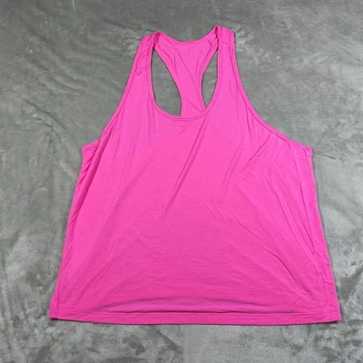 Alo Yoga Tank Top Womens Large Pink Racerback Lightweight Athletic Gym - Image 1 of 4