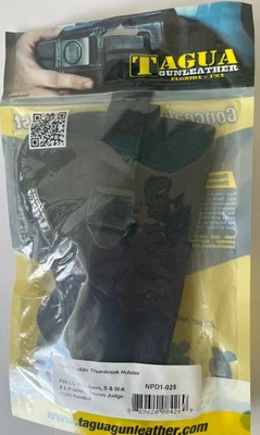 Revólver Tagua Nylon Paleta Pulgares Diestros Negro NPD1-025 LG Foto 1 de 4