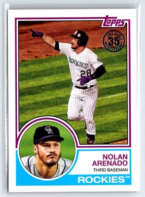 2018 Topps 1983 Topps Baseball #83-58 Nolan Arenado - Image 1 of 2