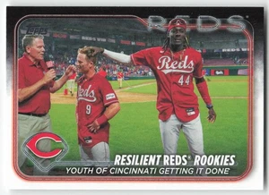 2024 Topps #133 Resilient Reds Rookies: Elly de la Cruz RC - Imagen 1 de 2