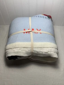 "Manta para bebé Pottery Barn Kids Things That Go Heirloom ~ Max (mono) ~ 30"" x 40""" - Imagen 1 de 10
