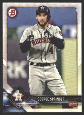 George Springer #14 2018 Bowman Houston Astros - Image 1 of 2