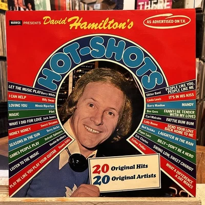 [ROCK/POP/SOUL]~EXC LP~VARIOUS~David Hamilton's Hot-Shots~[1976~WARWICK]~UK IMPO - Image 1 of 4