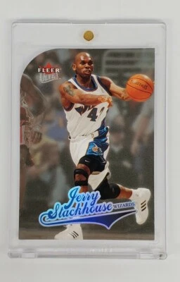 2004-05 Fleer Ultra Platinum Medallion RARE DIE CUT SP Jerry Stackhouse WIZARDS  - Image 1 of 2