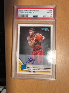 Kevin Porter 2019 Donruss Auto Signature #228 PSA 9 Rookie RC - Picture 1 of 2