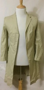 Piazza Sempione Italy Beige TRENCH JACKET COAT women's size IT42 US medium  - Picture 1 of 10