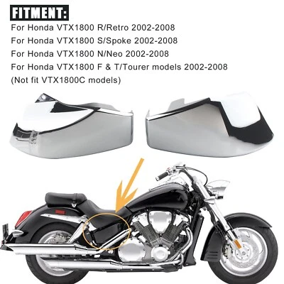 Cubierta lateral de batería para Honda VTX1800R VTX1800S VTX1800N VTX1800F/T 2002-2008 Foto 1 de 4