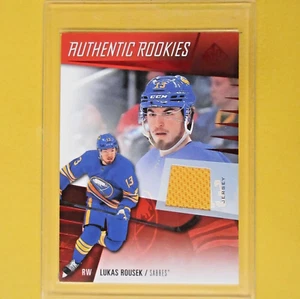 LUKAS ROUSEK 2023-24 AUTHENTIC ROOKIES MEMO. RED #246 Buffalo Sabres - Picture 1 of 12
