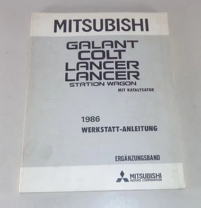 Manual de taller suplemento Mitsubishi Galant / Colt / Lancer / Station Wagon 86 - Imagen 1 de 1