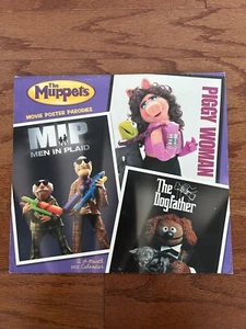 2012 "THE MUPPETS" {MOVIE POSTER PARODIES} (16-Month) Wall Calendar, RARE! - Picture 1 of 15