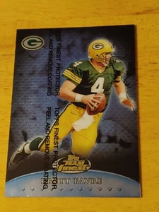 1999 Topps Finest Team Finest Brett Favre Green Bay Packers #T2 0462/1500 - Imagen 1 de 2