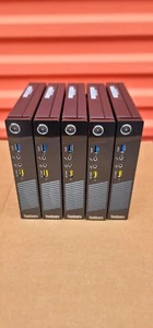 Lot Of 5 lenovo thinkcentre m93p tiny i7 Vpro   Loaded W/ Windows 10. SSD 500-GB - Picture 1 of 24