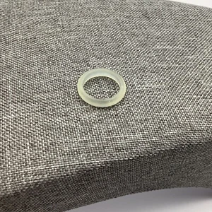 Vintage 60s China Clear Jade Ring Unique Good Value Size 5.75 - Picture 1 of 6