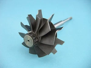 Upgraded Turbo Turbine 10 Blades Shaft Wheel H1E HX35 HX40 67.00mm x 76.00mm - Bild 1 von 3