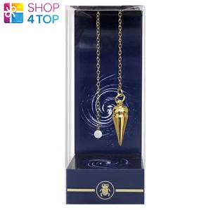 DELUXE GOLD SPIRIT PENDULUM LO SCARABEO GOLD METAL DIVINATION NEW - Photo 1 sur 3