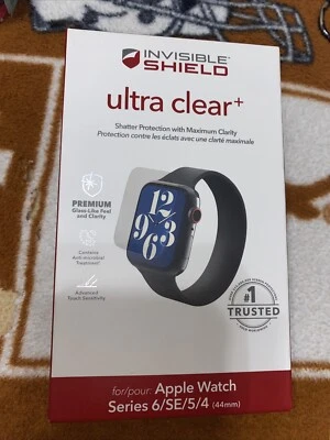 Invisible Shield Ultra Clear plus Protection Apple Watch Series 6/SE/5/4 40MM - Image 1 of 2