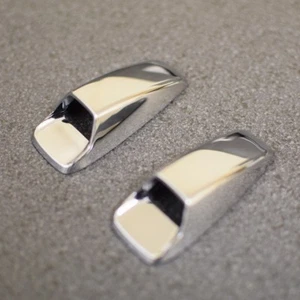 Chrome Windscreen Washer Wiper Jet Nozzle Cover Fits Freelander 2 Discovery 3 /4 - Picture 1 of 3