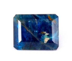Shola Genuine 21.48 Ct Natural Deep Blue Apatite from Brazil BEST COLOR - Picture 1 of 2