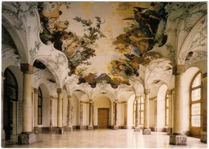 Techo fresco, sala de jardín, residencia de Wurzburgo, Würzburg, Alemania postal - Imagen 1 de 2