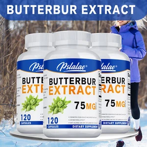 Estratto di Butterbur 75mg - Supporto Polmonare, Salute Nervosa, Senza Glutine, Non OGM - Foto 1 di 12