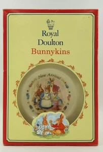 NIB ROYAL DOULTON Vintage 1994 Bunnykins Children's Set Porcelain Cup & Plate 19 - Picture 1 of 6