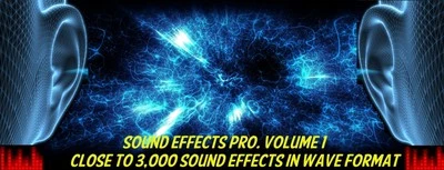 2800+ Sound Effects 1.0 -  Royalty Free Professional Grade Sound Effects DVD - Image 1 of 2