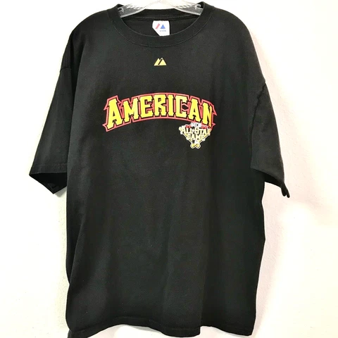 Minnesota Twins JOE MAUER 2XL American ALL-Star game #7 MLB T-shirt Majestic Cover