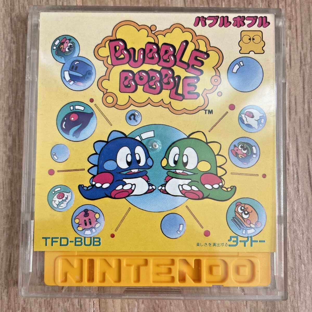 NES Bubble Bobble バブルボブル 海外版 北米版 ファミコン