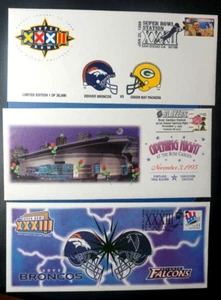 Lot of 3 superbowl First Day Covers 1995 1998 1999 - Picture 1 of 1