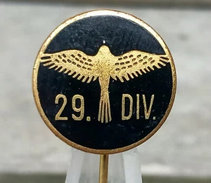 Anstecknadel Wehrmacht 29. Division Falke Orden Eisernes Kreuz Ehrenzeichen Orig - Bild 1 von 3