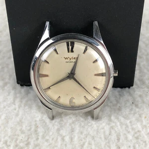 Wyler Incaflex Mens Watch WM29 17j Stainless Manual Wind REPAIR RESTORATION READ - Picture 1 of 5