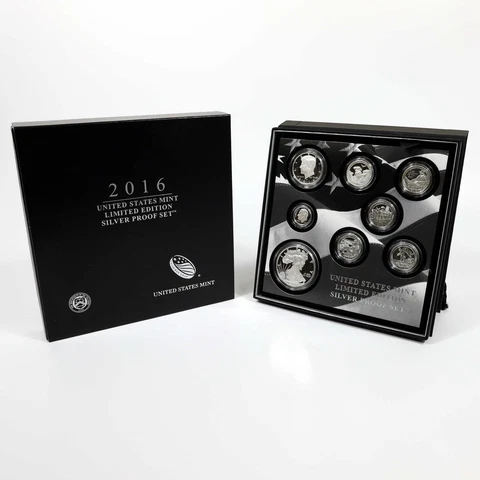 2016 Limited Edition Silver 8 Piece US Proof Set SKU:CPC3377 Cover
