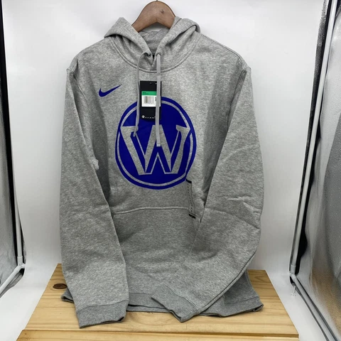 NEW XL Golden State Warriors Nike 2019/20 City Edition Club Pullover Hoodie Gray Cover