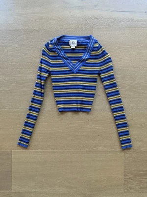 Suéter de manga larga a rayas azul bdg urban outfitters para mujer talla XS Foto 1 de 2