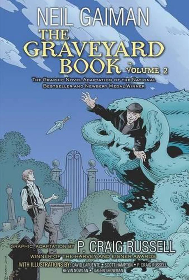 The Graveyard Book Graphic Novel Volume 2 by Neil Gaiman (English) Paperback Boo - Image 1 of 1