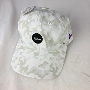Nuevo sombrero de golf Titleist Montauk Collection Texas blanco camuflaje ligero ajustable - Imagen 1 de 7