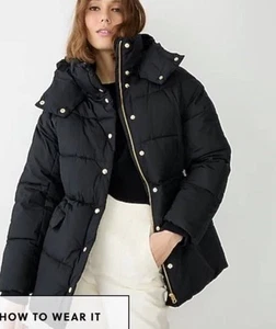 J. Crew nuovo puffer firmato XS petites - Foto 1 di 15