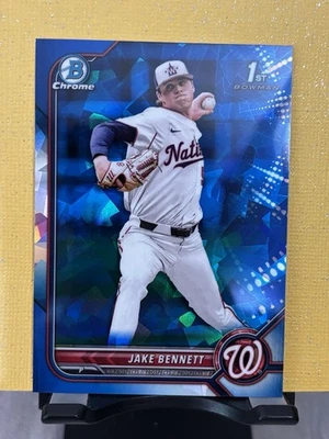 2022 Bowman Chrome Draft Sapphire Edition - Jake Bennett #BDC-141 (RC) - Image 1 of 4