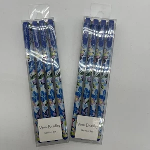 Vera Bradley Gel Pen Sets 2 Packs Of 4 Marian Floral New Sealed - Picture 1 of 3
